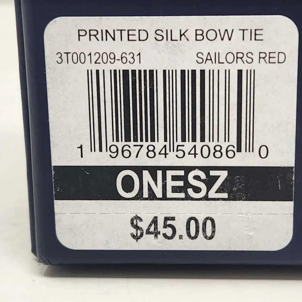New boys Vineyard Vines classic lobsters red bow tie